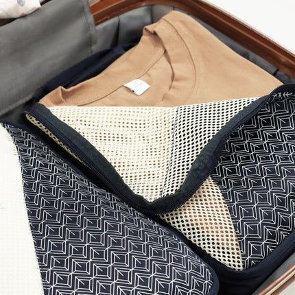 Small Compression Packing Cube - Ink Blue | Caveri