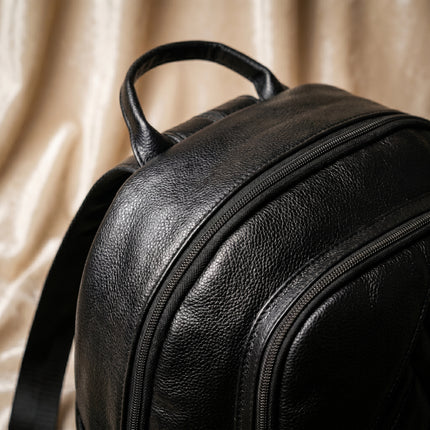 Lightweight Compact Travel Backpack - Vegan Leather Daypack Ariel