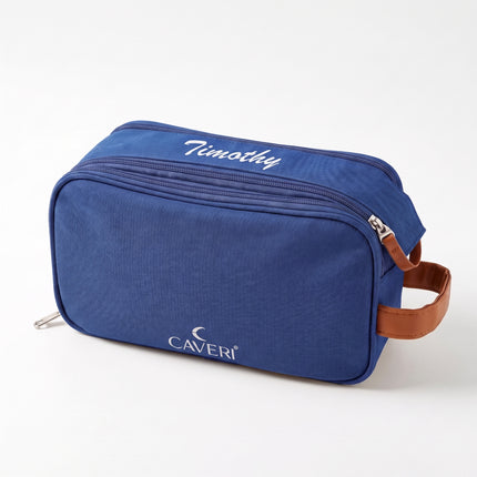 Ink Blue Toiletry Cosmetic Bag - FREE PERSONALISATION