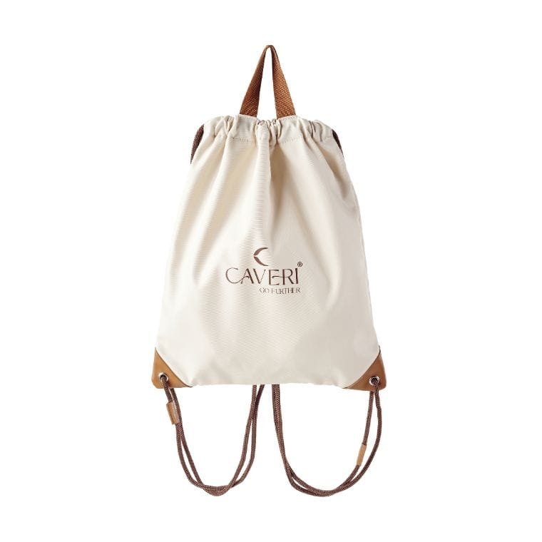 Beige with luxury honey gold detailed finished drawstring bag - the best in the world